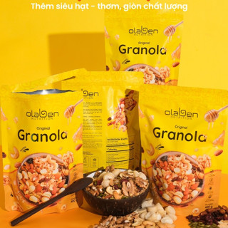  ❇️ CHÍNH HÃNG  - OLABEN NUTRITION Ngũ cốc dinh dưỡng Premium Granola Vị Mật Ong Vanila 400Gram 