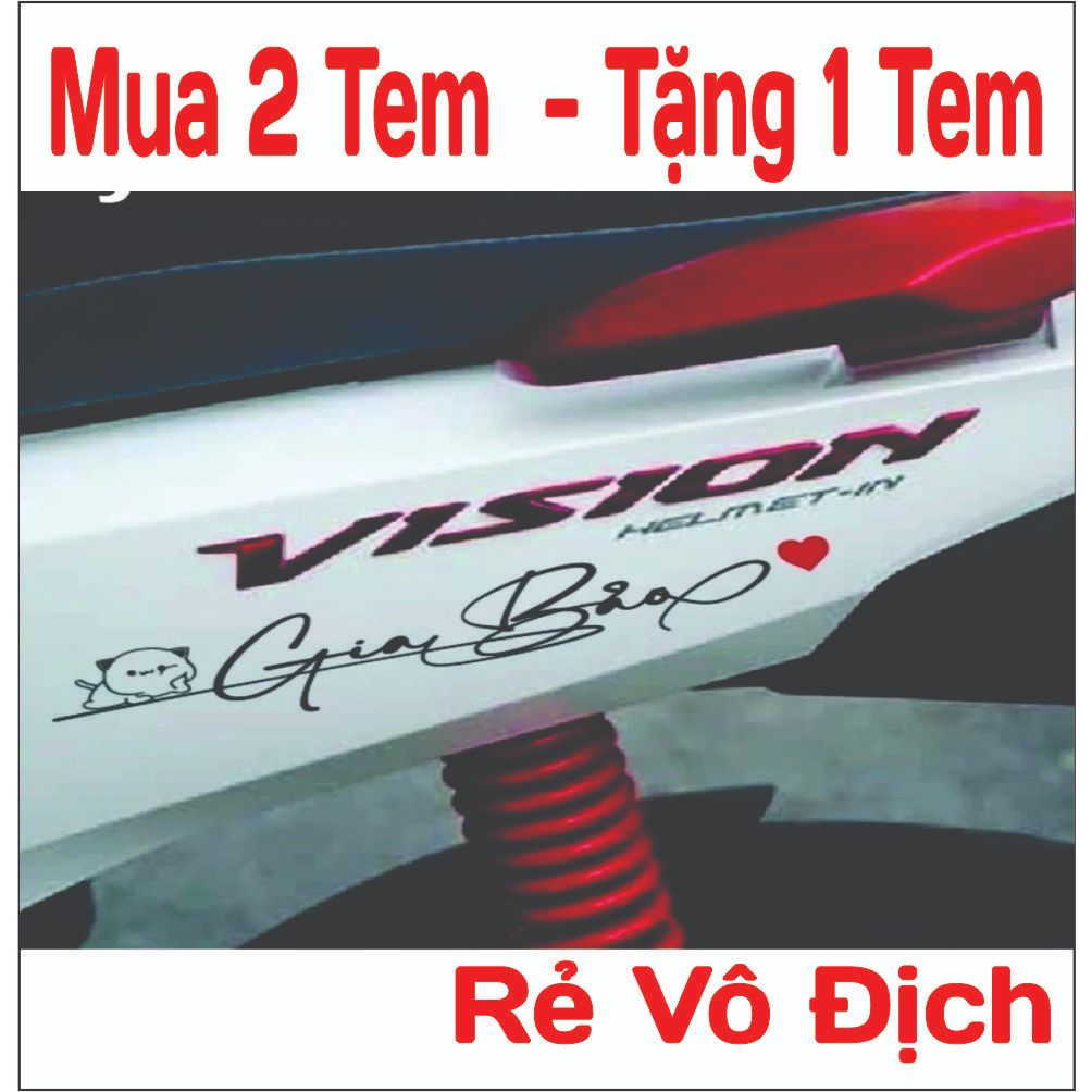 in Tem Chữ Ký theo yêu cầu  size dài 20cm x cao 4cm in chữ dán xe theo tên khách hàng, tem chữ ký dán xe máy