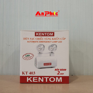 Đèn sạc LED chiếu sáng khẩn cấp KENTOM KT403 - Đèn mắt ếch ( Bảo Hành 24 Tháng ) Hàng chính hãng