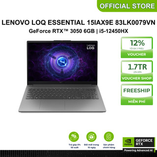  Laptop Gaming Lenovo LOQ Essential 83LK0079VN – i5 hiệu năng cao RTX 3050 màn 100% sRGB cực nét 