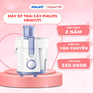  Máy Ép Trái Cây PHILIPS HR1811 71  300W  Máy Ép Rau Củ Hoa Quả - Hàng Chính Hãng 