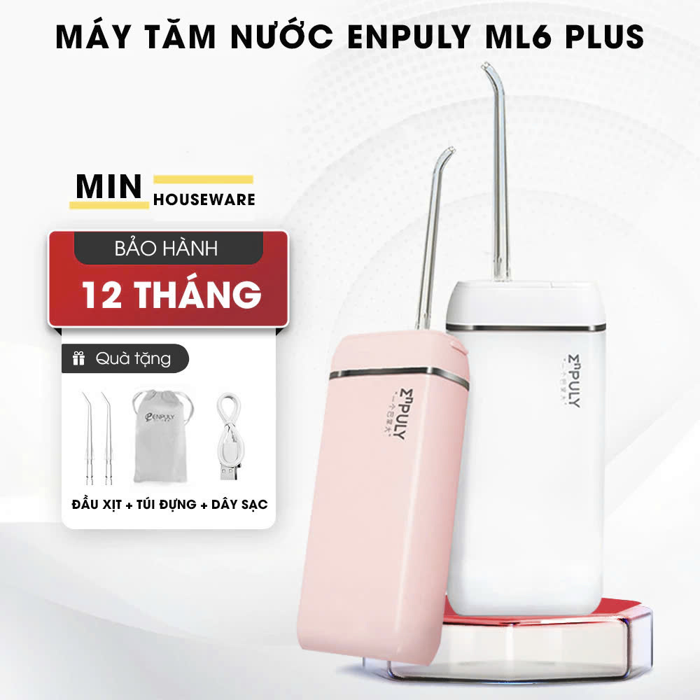 (quốc tế 4 đầu tăm) máy tăm nước epuly tiện dụng công suất lớn- tăm nước dùng đi du lịch, công tác