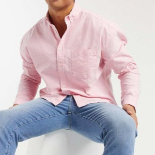  Áo Sơ Mi Nam Hippolis Oxford Màu Hồng Pastel Trẻ Trung Dáng Regular Phối Đồ Thanh Lịch 