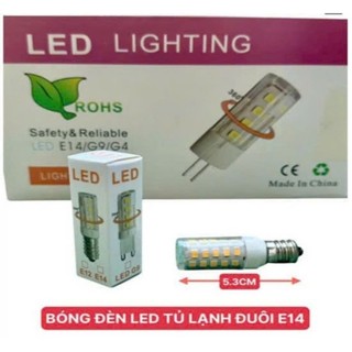 Bóng đèn tủ lạnh 15W đui xoáy chuôi E12 E14