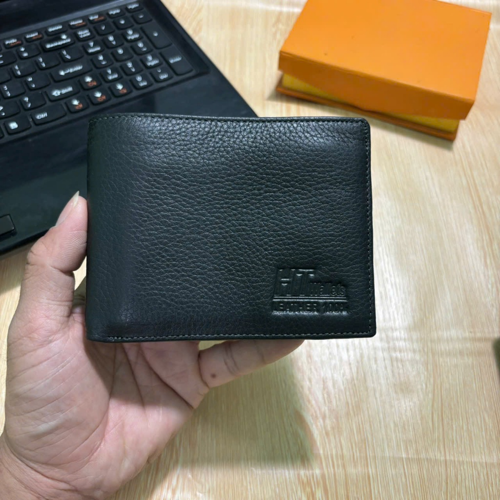 Ví nam da bò bảo hành 12 tháng kèm hộp đựng bóp ví da mềm mại nhiều ngăn kiểu dáng đứng và ngang