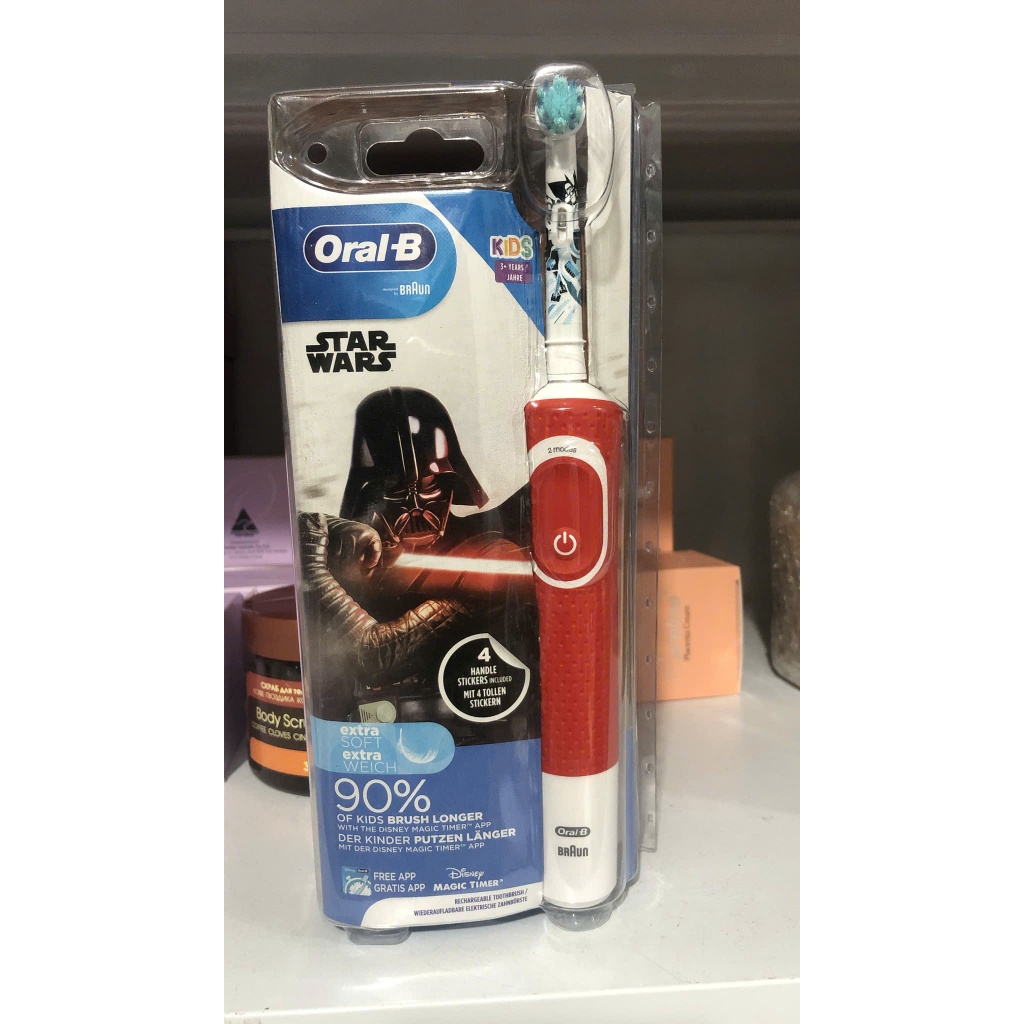 Oral B Star Wars Bàn chải đánh răng điện cho bé trai từ 3 tuổi, Úc