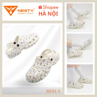 Dép Sục Trẻ Em NESTY NE01-3 in Noel (Hàng Việt Nam Chất Lượng Cao - Tặng kèm Charm)