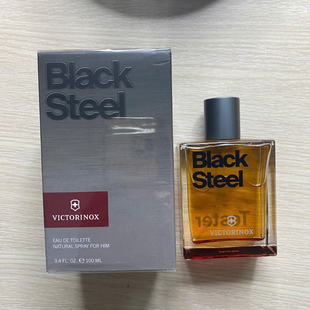 Nước Hoa Nam : Victorinox Black Steel For Him EDT 100ml Full seal
