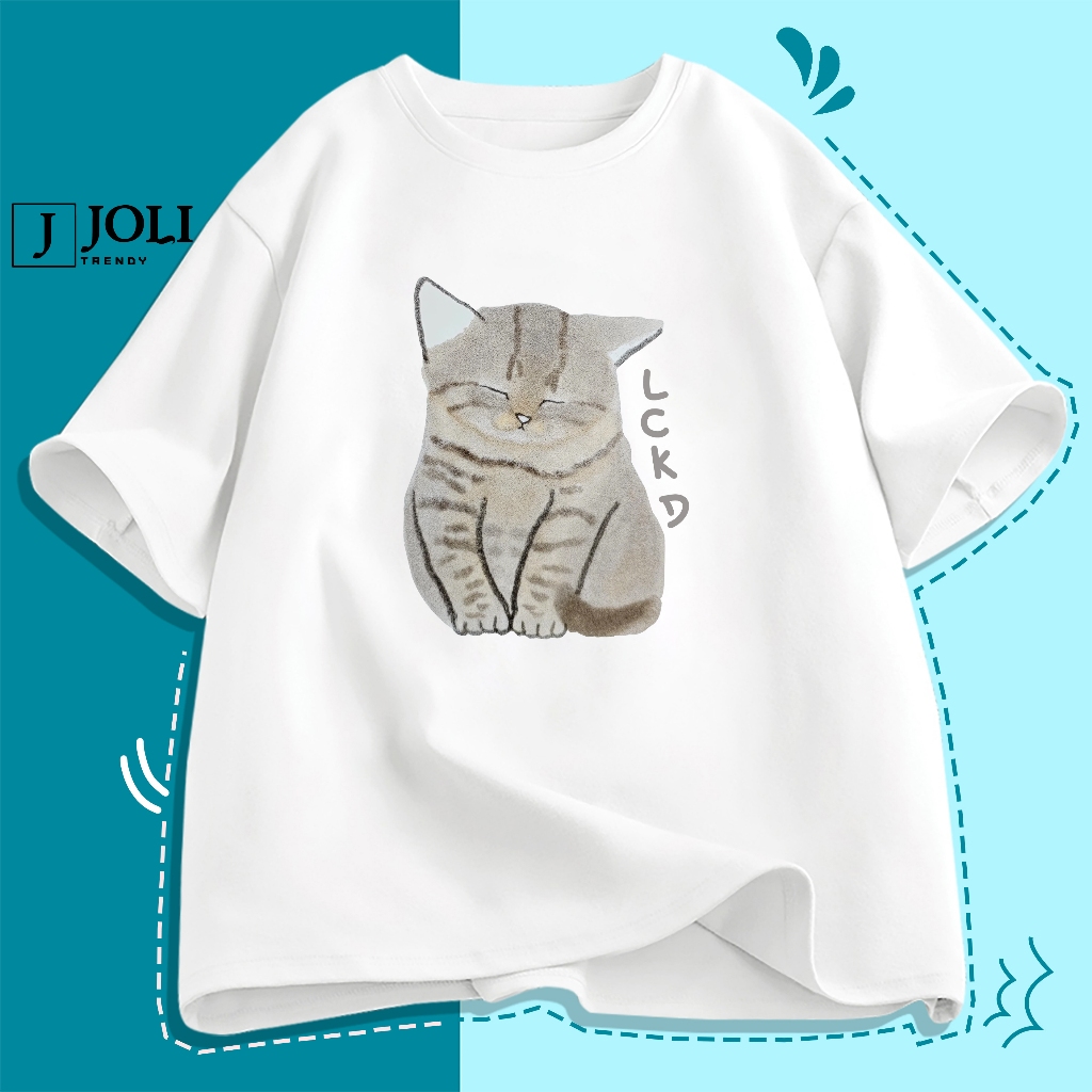 Áo Thun Nam Nữ Unisex Tay Lỡ By JOLI Mã TN Girl Sweet In Hình Chất Cotton Form Rộng Phong Cách Ulzzang J Joli Trendy | BigBuy360 - bigbuy360.vn