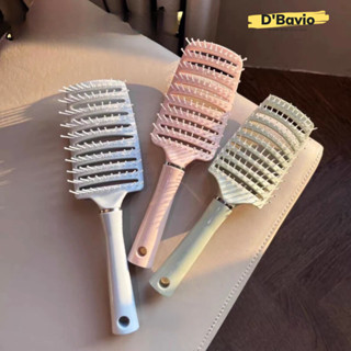  Lược gỡ rối  tạo kiểu chải tóc làm phồng tóc hình bán nguyệt mềm - Dbavio 