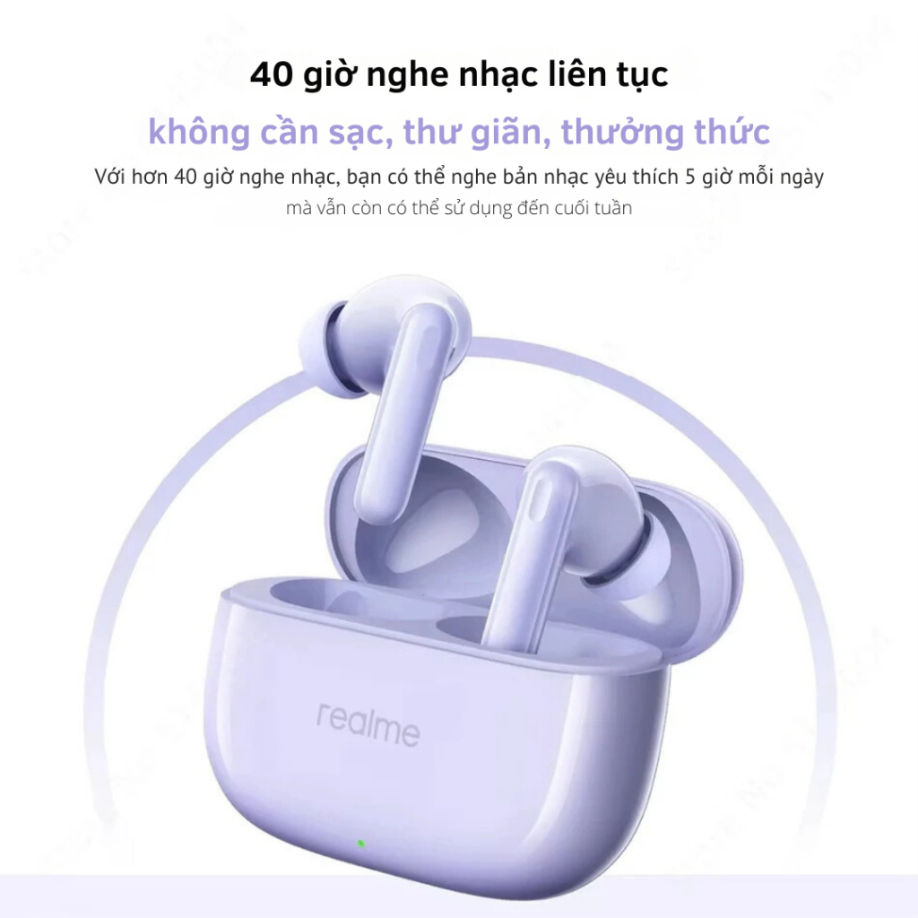Tai Nghe Bluetooth REALME  T310 5.3 TWS Không Dây Chống Ồn 30dB Pin 40 Giờ | BigBuy360 - bigbuy360.vn