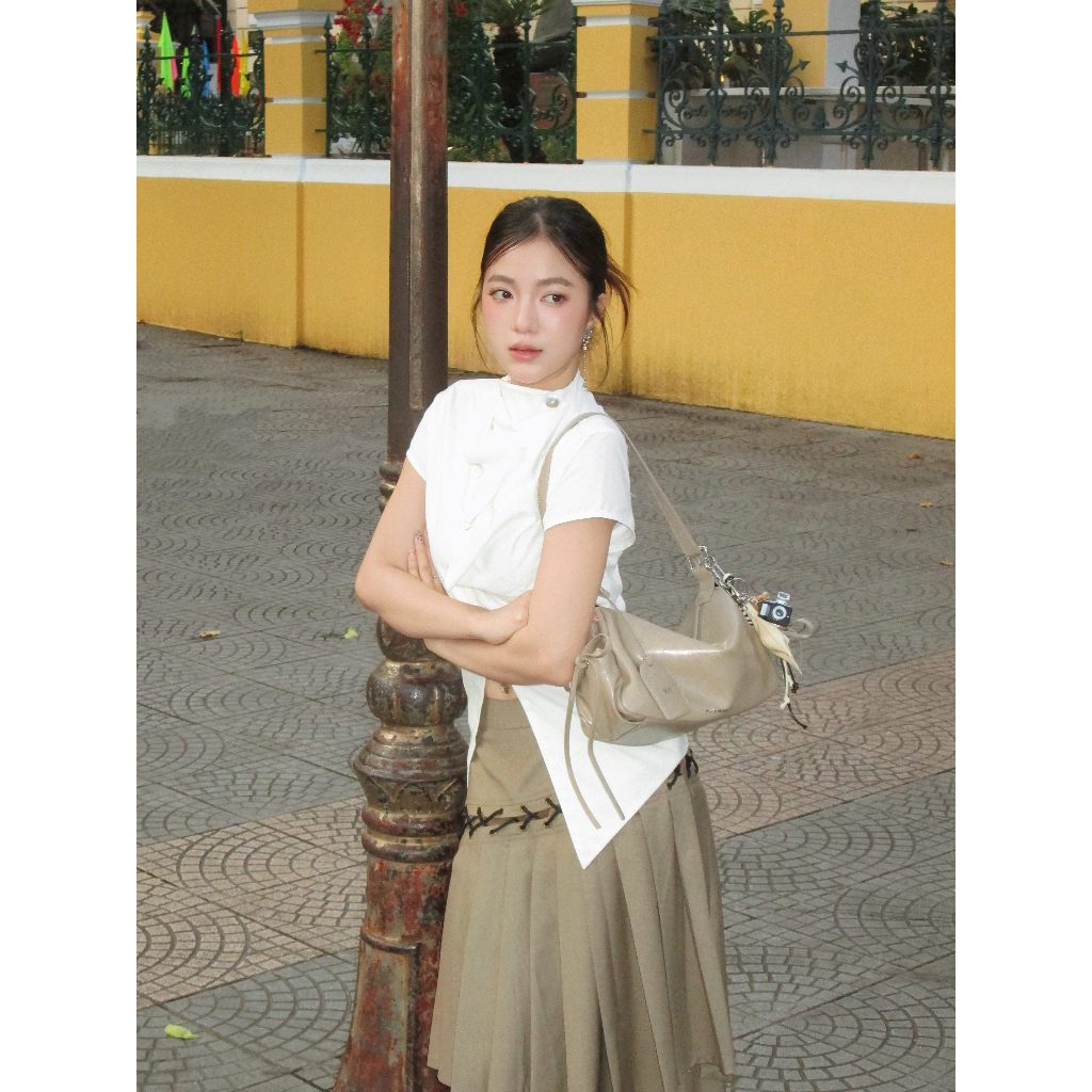 [KOL Review] Túi Đeo Vai Dáng Mềm Cloudy MATE MADE Lọ Lem Da Pu Cao Cấp Size 28 Hợp Đi Làm Đi Chơi | BigBuy360 - bigbuy360.vn