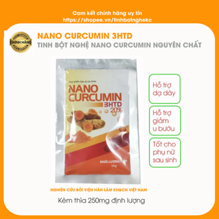 Nano Curcumin 3HTD -  Tinh bột nghệ nano giúp giảm viêm loét, trào ngược dạ dày, tá tràng ,Enteroils