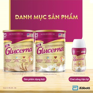 Sữa bột Glucerna hương Lúa Mạch 800g dành cho người bị tiểu đường