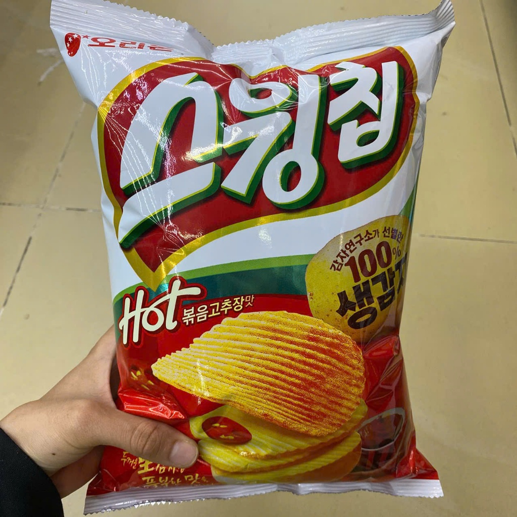 Snack Swing Chip Vị Tương Ớt Xào Orion Hàn Quốc Gói 124G / 오리온)스윙칩(볶음고추장맛)