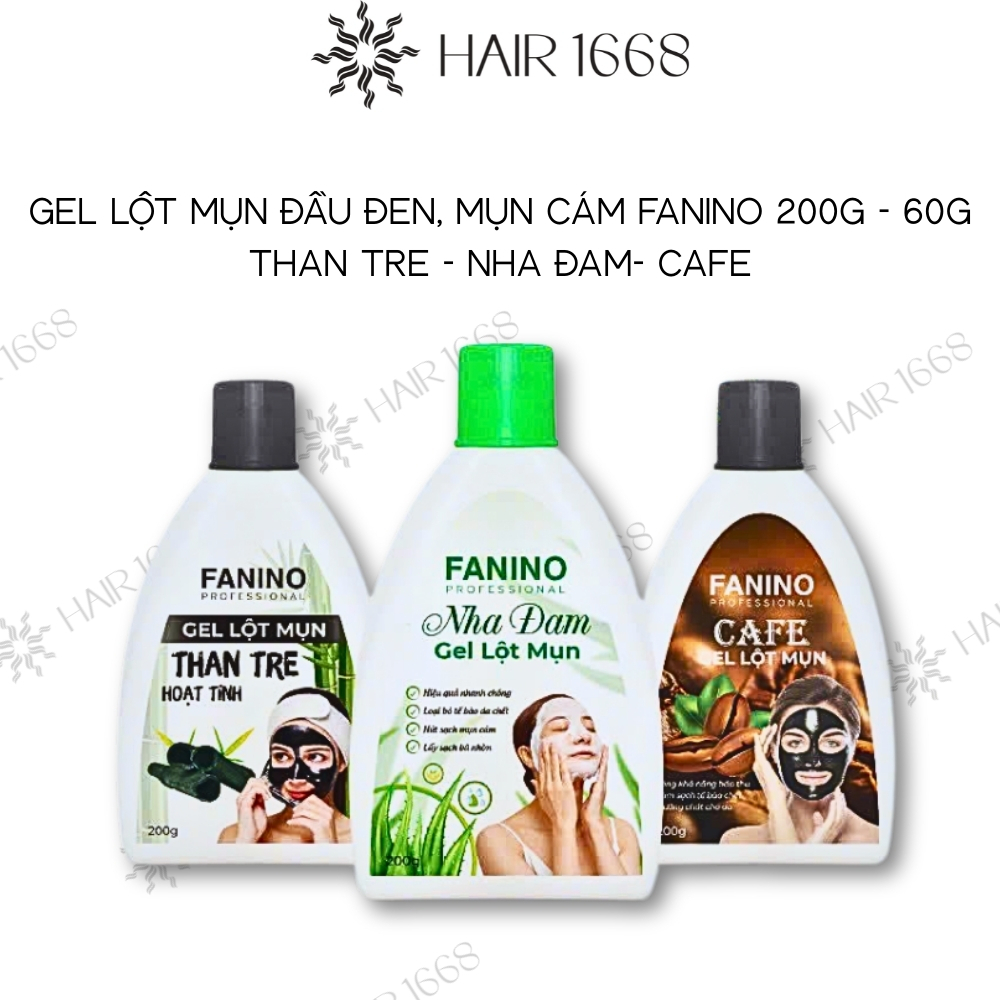 Gel lột mụn đầu đen, mụn cám, gel lột mụn nha đam, than tre hoạt tính, cafe 200gr siêu hút mụn