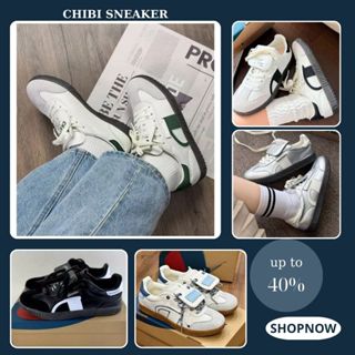 Giày Sneaker Nam Nữ, Giày Thể Thao Champ Dễ Phối Đồ Màu Trắng Xanh Cá Tính, Hàng Đẹp