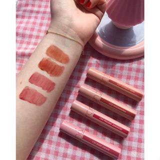 Son Tint Juicy Lasting Tint bóng lỳ (Juiy 13 Eat Dotori 5.5g - Màu đỏ nâu gạch)