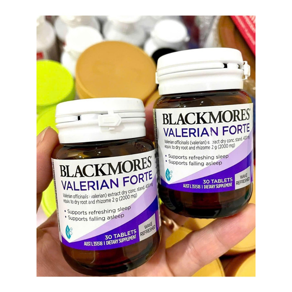 Viên Uống Hỗ Trợ Giấc Ngủ Valerian Forte 2000mg Blackmores 30 viên Úc