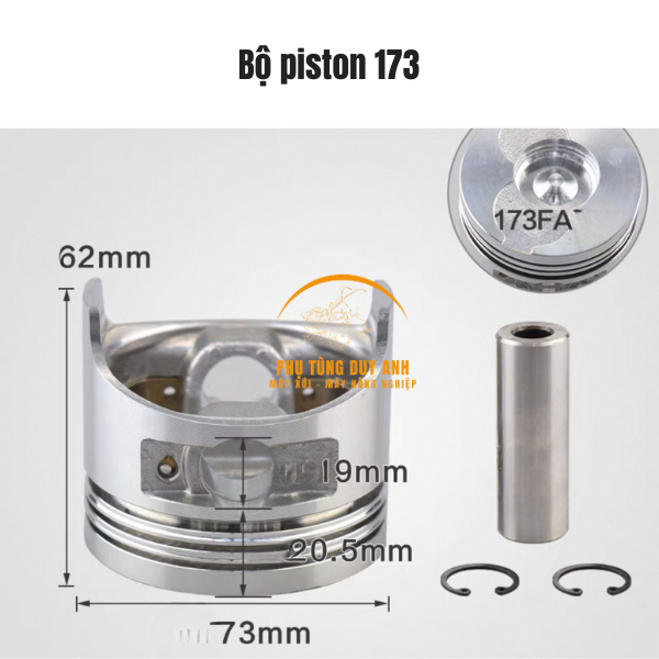 Piston máy cày, máy xới mini 173-178-186-188