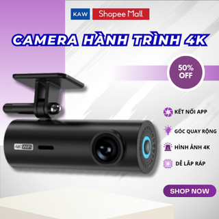 Camera Hành Trình 4K Ultra HD, Kết Nối APP Điện Thoại, Wifi Độ Phân Giải 4K, Độ Rộng Cao