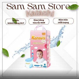Tã/Bỉm KATASHI organic Nhật ngừa hăm hiệu quả dán/quần đủ size M50/L50/XL50/XXL50/XXXL50/4XL50/5XL50