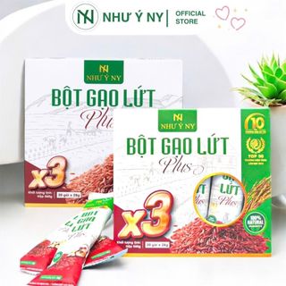  Bột gạo lứt Như Ý plus X3 combo 2 hộp  hỗ trợ giảm cân lợi sữa lấy lại vóc dáng hiệu quả 