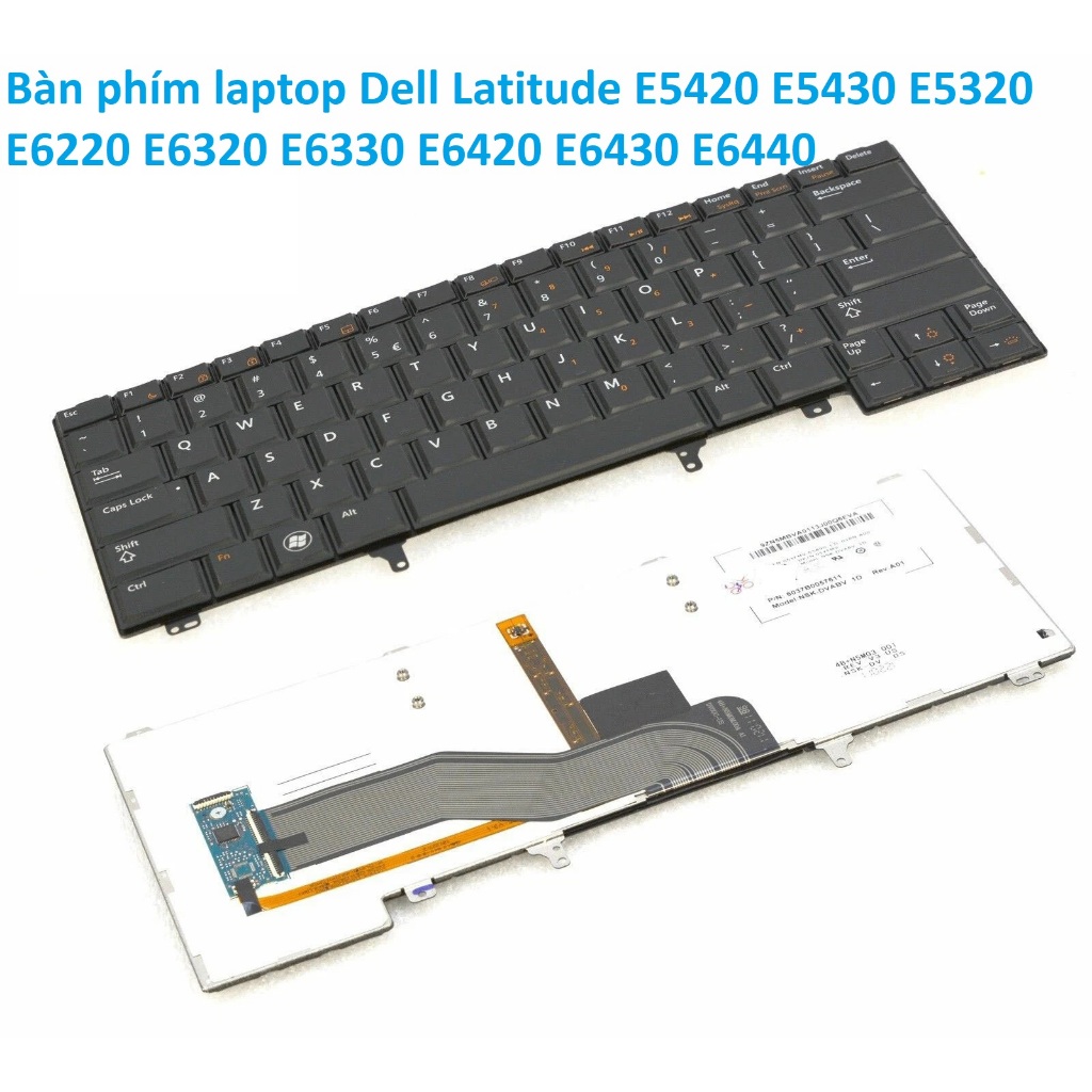 ⚡ Bàn phím laptop Dell Latitude E5420 E5430 E5320 E6220 E6320 E6330 E6420 E6430 E6440