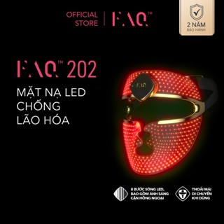 FOREO FAQ 202 Mặt nạ trẻ hóa da mặt bằng ánh sáng cận hồng ngoại với công nghệ NIR + LED 7 màu