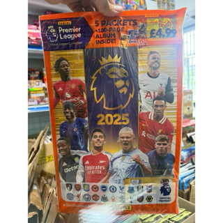 [ Sticker Starter Pack] Panini Permier League 2025 Túi Album Thẻ Dán Cẩu Thủ Bóng Đá Panini Permier League 2025(Thẻ Dán)