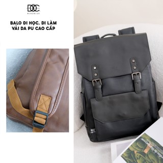 Balo da unisex Độc menswear cỡ lớn nhiều ngăn phong cách Hàn Quốc - BL79