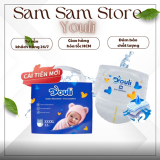 Bỉm Youli size S108/M92/L84/XL80/XXL72/XXXL68