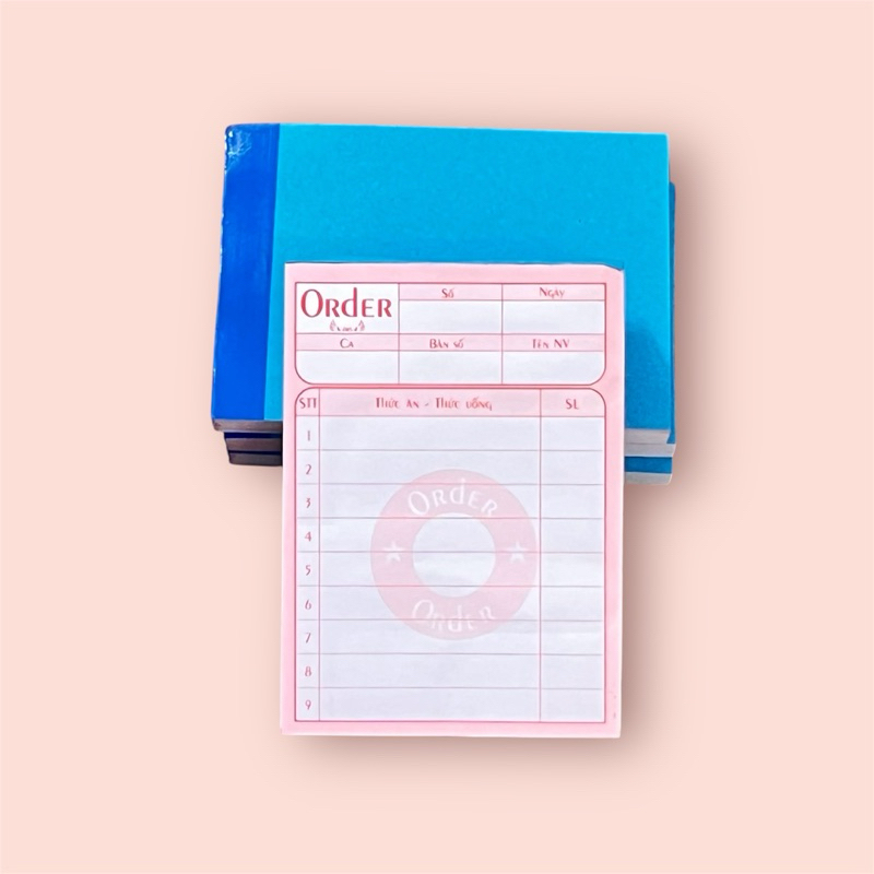 Combo 10 quyển (100 tờ/quyển) - Oder 1 liên - Khổ (7*10)cm