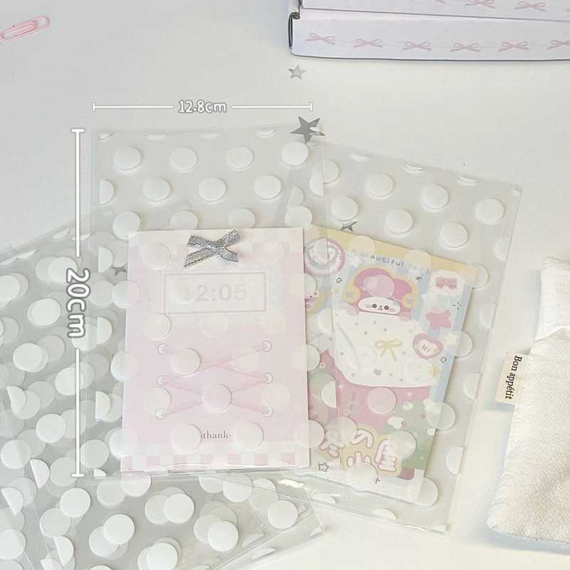 SET 10 TÚI BÓNG KÍNH HOẠ TIẾT TRÒN