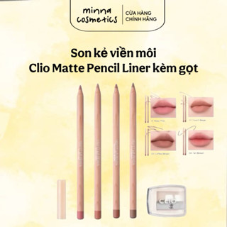[Clio] Chì Kẻ Viền Môi Clio Velvet Lip Pencil Kèm Gọt Bút Màu 1 - 6