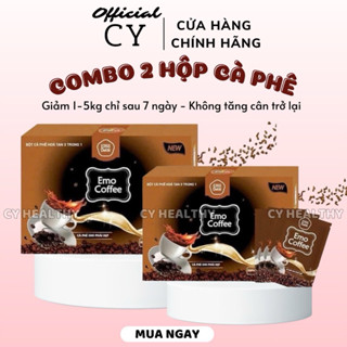   CHE TÊN + KÈM QUÀ  COMBO 2 HỘP DETOX GIẢM CÂN EMO COFFEE  Giảm Mỡ Bụng  Giúp Giảm Cân Chỉ Sau 7 Ngày 