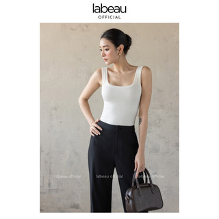  Áo Ba Lỗ Nữ Cổ U Basic Q125ABL – Labeau | Áo Tank Top Co Giãn Form Ôm Tôn Dáng Màu Đen Trắng Dễ Phối Đồ 