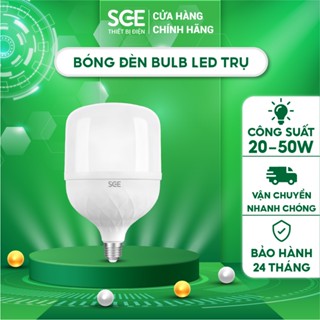  Bóng Đèn Led Bulb Trụ SCE 20W 30W 40W 50W  Bóng Led Siêu Sáng Tuổi Thọ 30000 Giờ SCG-BT chính hãng 