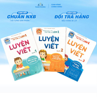 Sách - Bộ 3 Luyện Viết Hành Trang Cho Bé Tự Tin Vào Lớp 1