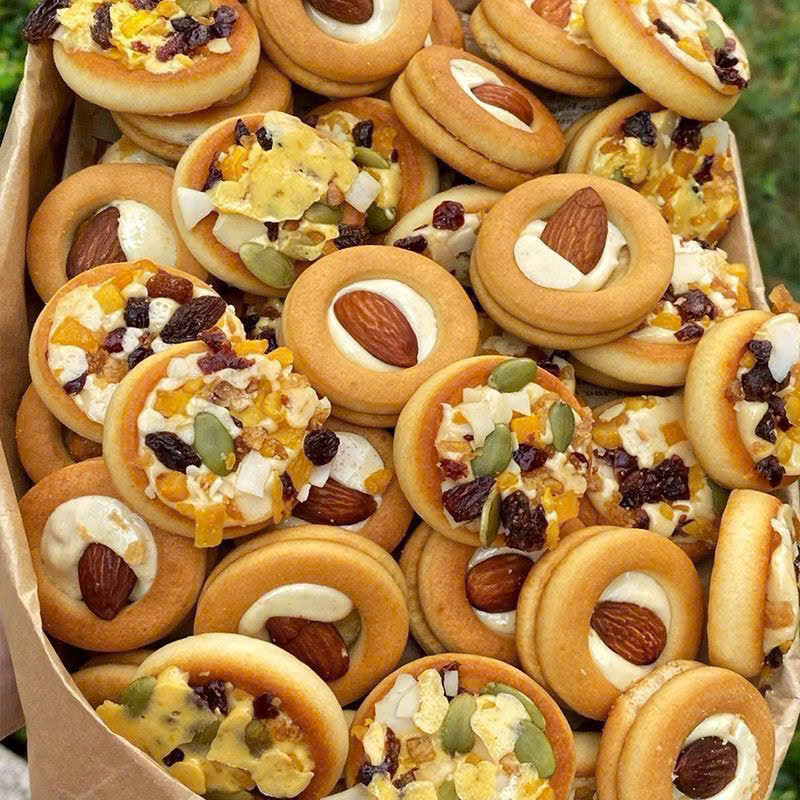 bánh quy ăn vặt hạt dinh dưỡng B80