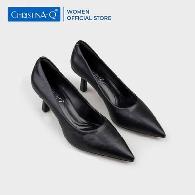 Giày Nữ Cao Gót Bít Mũi Nhọn CHRISTINA-Q GBN409G