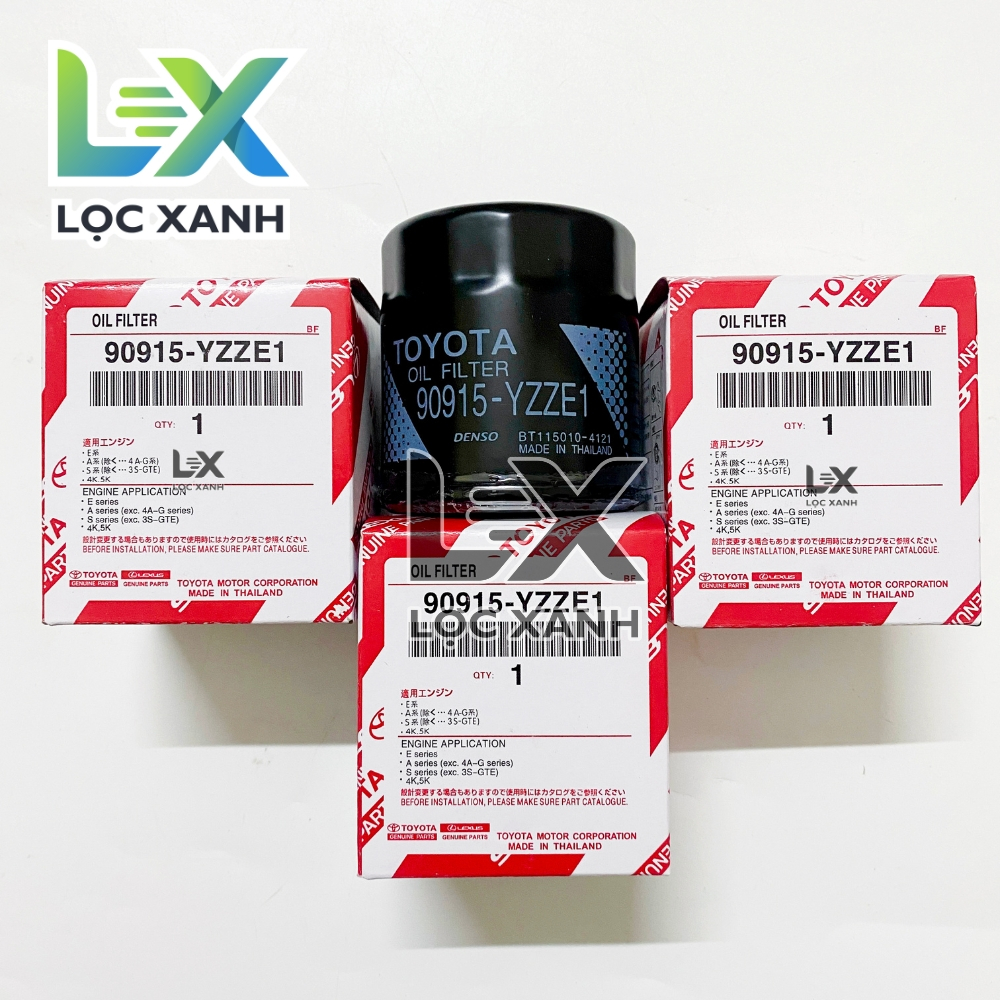 Lọc nhớt, lọc dầu động cơ xe Vios, Yaris, Wigo, Aygo, Rush, Avanza, Corolla Cross, Veloz (Mã: 90915Y
