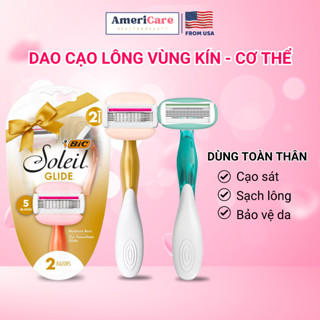 Dao Cạo Lông Nữ, Cạo Lông Vùng Kín, Dao Cạo Đầu Bơ BIC Soleil - Bill Mỹ