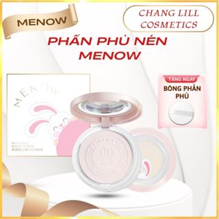 [TẶNG BÔNG PHẤN] Phấn Phủ Nén MENOW Chống Nước Kiềm Dầu Tốt Rabbit Compact Powder
