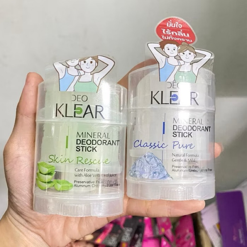 Lăn nách đá khoáng ,khử mùi KLEAR -chuẩn thái lan