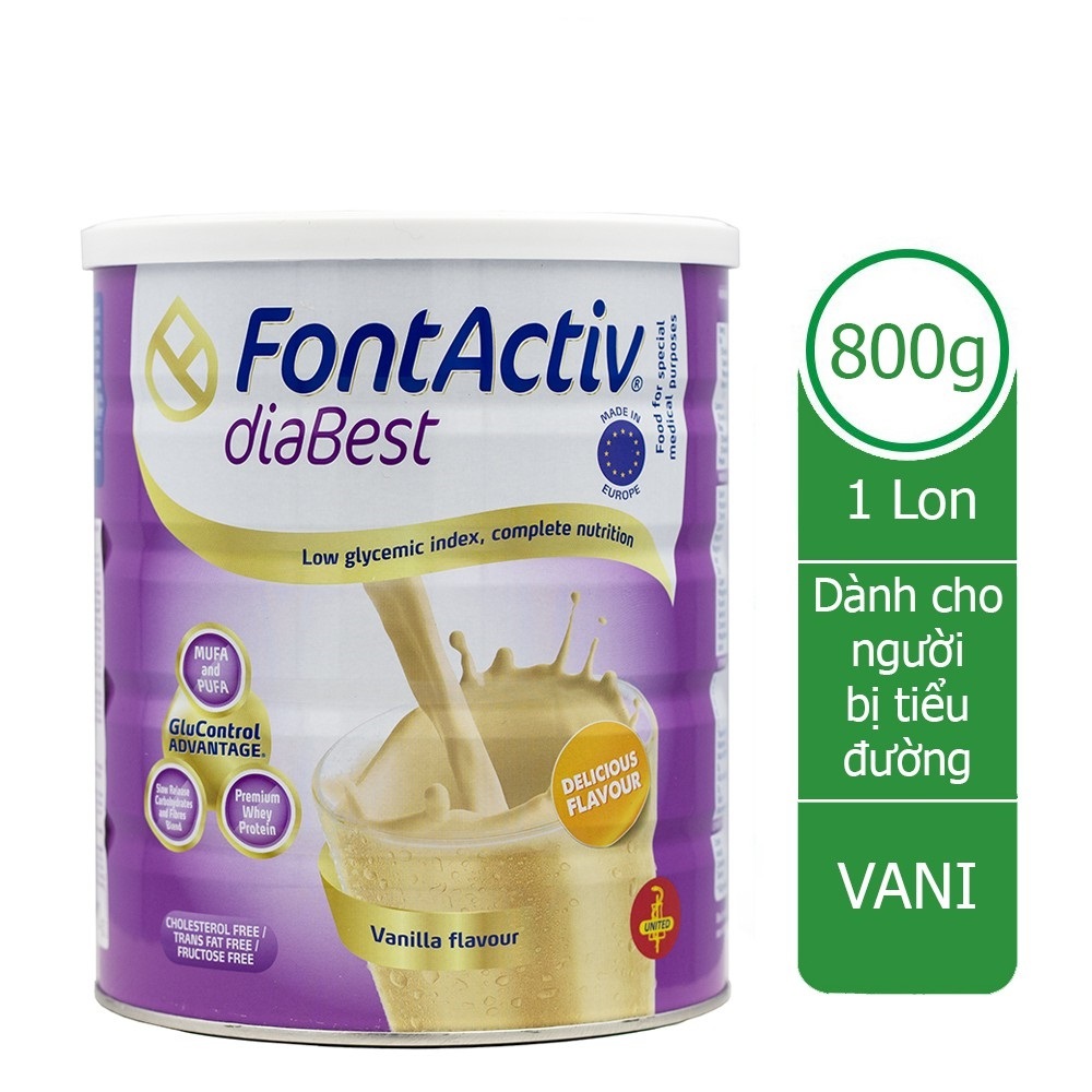 Sữa Fontactiv Diabest 800g dành cho người tiểu đường - Quét mã nhận quà