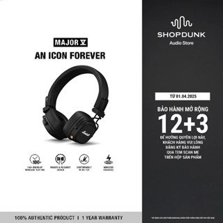 Tai Nghe Marshall Bluetooth MAJOR V - Pin lên đến 100 giờ - Bảo Hành Chính Hãng ASH