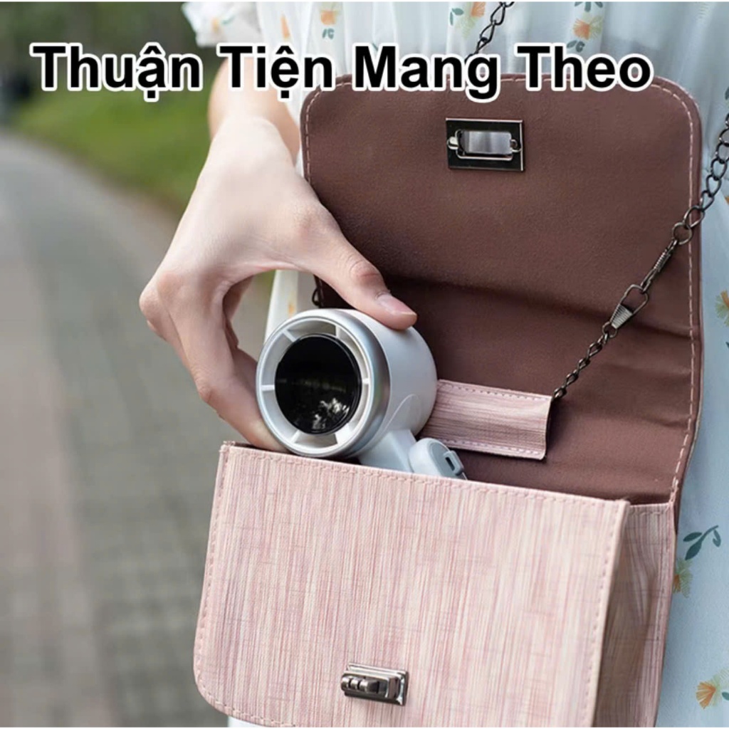 Quạt mini cầm tay MG9 dung lượng pin 4000mAh 5 cấp độ gió quạt tích điện có thể gấp gọn màn hình hiển thị pin tuabin gió | BigBuy360 - bigbuy360.vn
