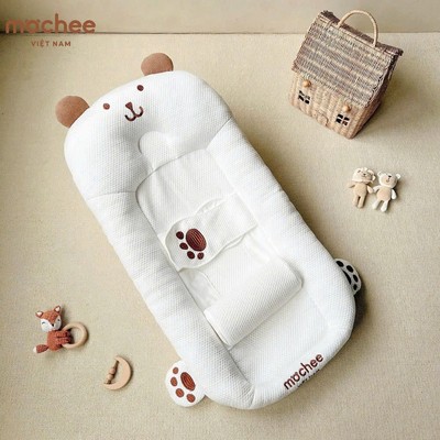 Gối chống trào ngược đa năng 3in1 vải CoolTouch Mochee - 86*46*24cm