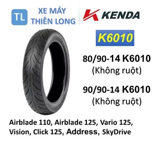  45. Lốp vỏ KENDA không ruột 80 90-14 K6010 & 90 90-14 K6010  Airblade 110   125 Vario 125 Vision 